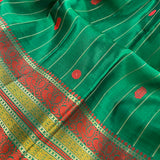 Kimaya vertical striped silk saree