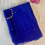 Handwoven matka silk saree