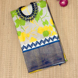 Anagha Bloom Kutch Embroidered Kanchi Silk Saree