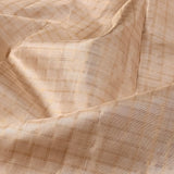 Zari checked Kanchipuram silk fabric