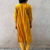 Zephyr Line Play Embroidered Kurta