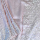 Tussar pitai work saree