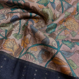 Tussar kalamkari saree