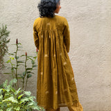 Kaleidoscope Snippet Kanchi Cotton Dress - Ochre