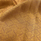 Golden Fleece Floral Kanchipuram Silk Fabric