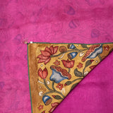 Mishrita Organza Flip Saree - Magenta