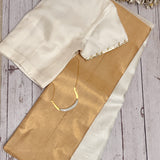 Ranya Vanilla Kanchipuram Silk Saree