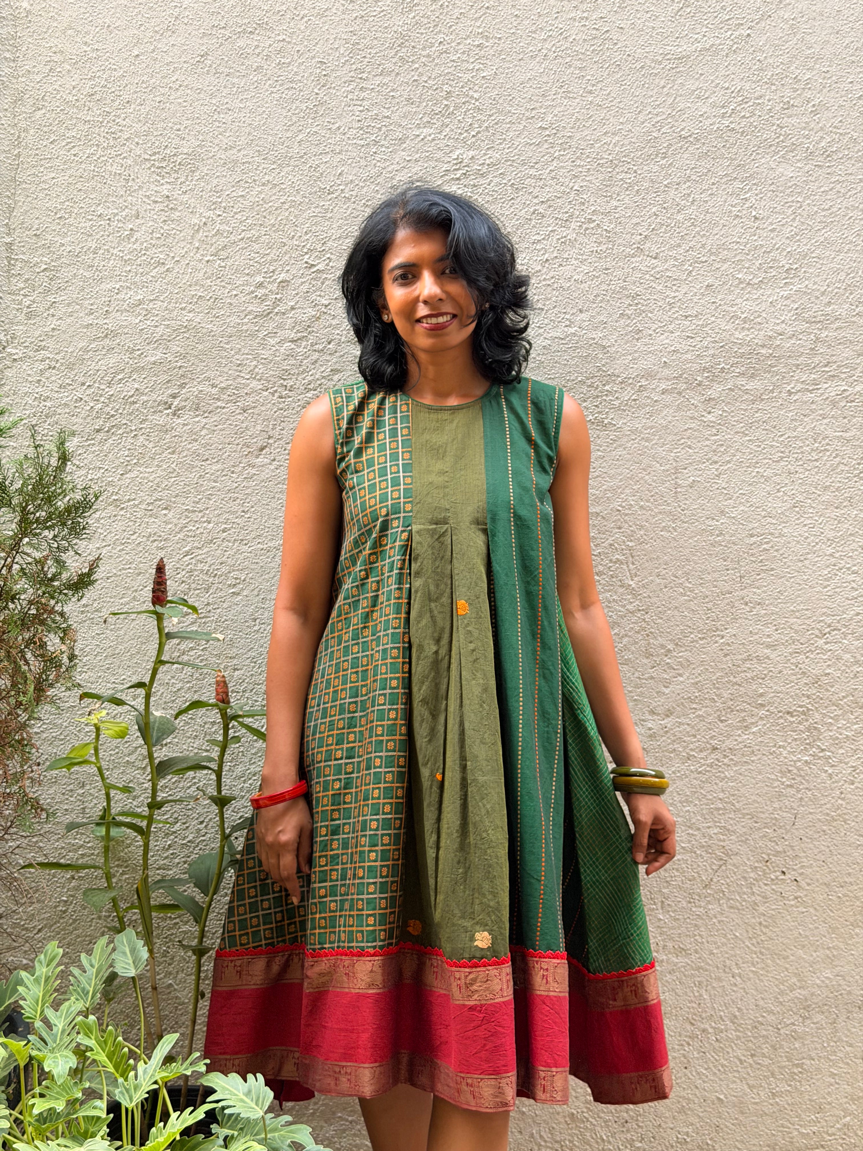 Kaleidoscope Montage Kanchi Cotton Dress