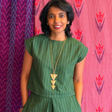 Elements Prairie Striped Top - Grass