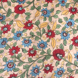 Kalpataru Wildflower Kalamkari Silk Saree - Maroon