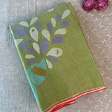 Sequinned handwoven organza saree