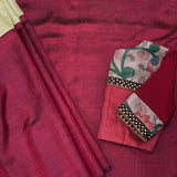 Mishrita Colour Blocked Organza Saree