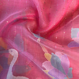 Organza jamdani saree