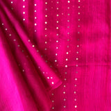 Handwoven matka silk saree