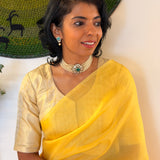 Jwala Silk Blouse - Cream