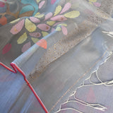 Sequinned handwoven organza saree