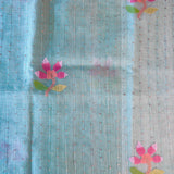 Organza jamdani saree