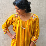 Zephyr Line Play Embroidered Kurta