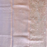 Tussar pitai work saree