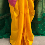 Ranya tricolour kanchipuram silk saree