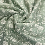 Organza cross stitch embroidered saree
