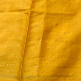 Tussar mukaish work saree