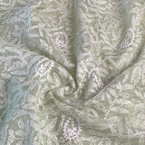 Organza chikankari saree