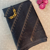 Sequinned matka organza saree