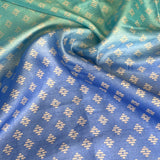 Ombre tussar embroidered saree