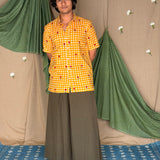 Flowerbed Canopy Embroidered Shirt - Sunshine