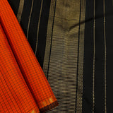 Charita Grids Kanchipuram Silk Saree