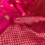 Mishrita brush dyed organza saree