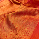 Trayi Violet Kanchipuram Silk Saree