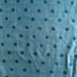 Veena Floral Monotone Tussar Saree - Blue