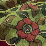 Chiffon kalamkari saree