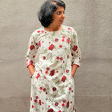 Rosette Embroidered Coord Set