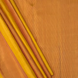 Colour Blocked Kanchipuram Silk Saree - Yellow