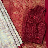 Mila Foliage Dots Kanchipuram Silk Saree