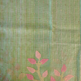 Sequinned handwoven organza saree