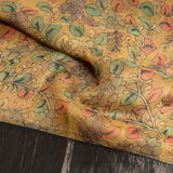 Sameeksha organza kalamkari saree