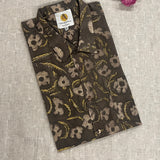 Brown Floral Men's Shirt