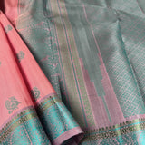Kimaya swan and paisley silk saree