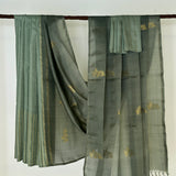 Madhura Paperflowers Kanchi Organza Saree - Sage