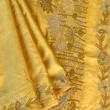 Tussar hand embroidered saree
