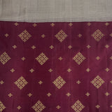 Ranya checked organza korvai kanchipuram silk saree