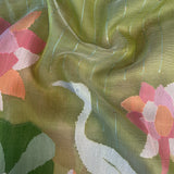 Organza jamdani saree