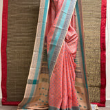 Mila Paisley Thread Woven Border Silk Saree