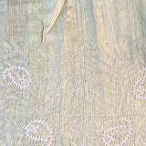 Organza chikankari saree