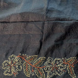 Tussar hand embroidered saree