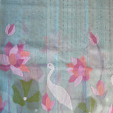 Organza jamdani saree